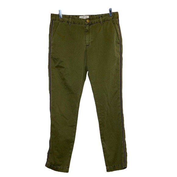 Current/Elliott Army Green Pants w/ Side Line Detail Sz. 27 - Picture 1 of 4